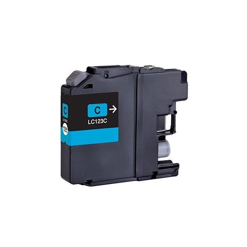 Cartouche Jet D'encre Brother Adaptable LC123 - Cyan