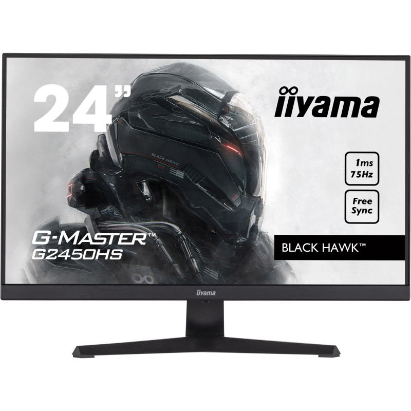 Écran Gamer 24" Full HD LED iiyama G-MASTER G2450HS-B1 / 75 Hz / Noir