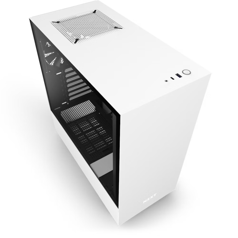 Pc de bureau Gamer NZXT WHITE EDITION / i9-13900KF / RTX 4070 GAMING X SLIM BLANC 12G / 32 Go